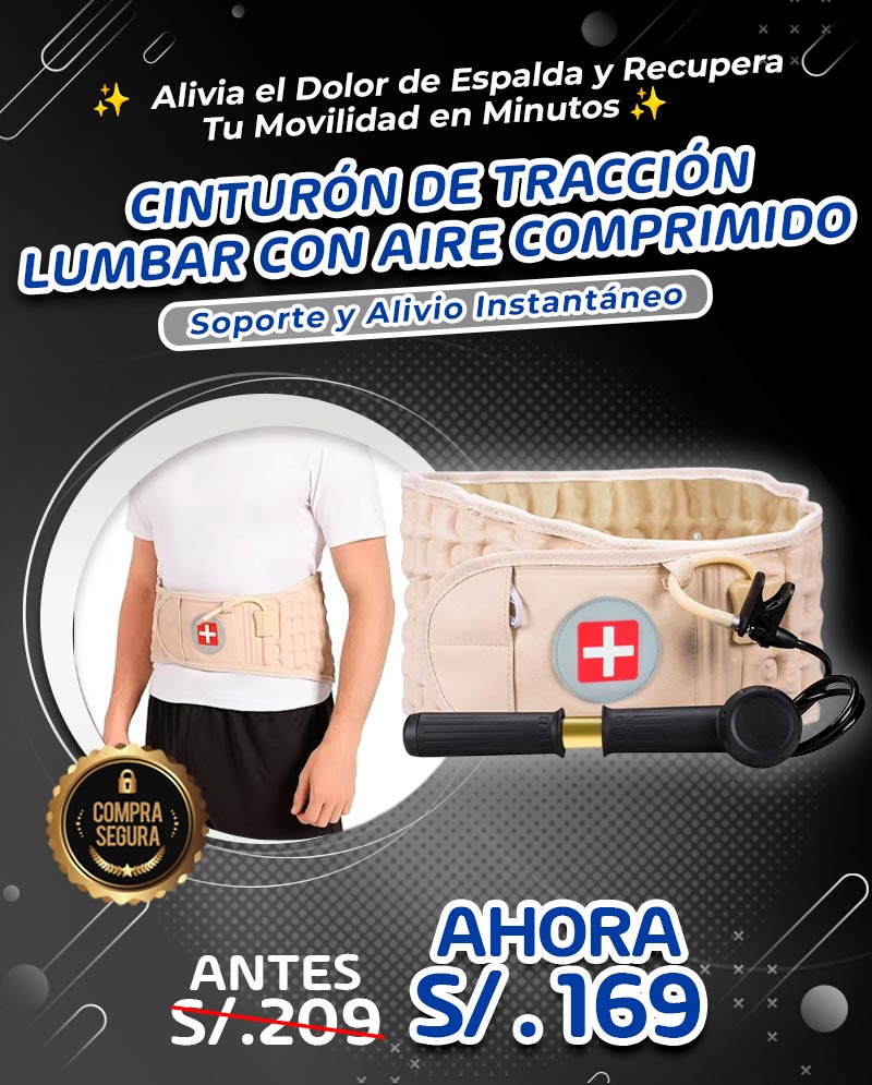 CINTURÓN DE TRACCIÓN LUMBAR