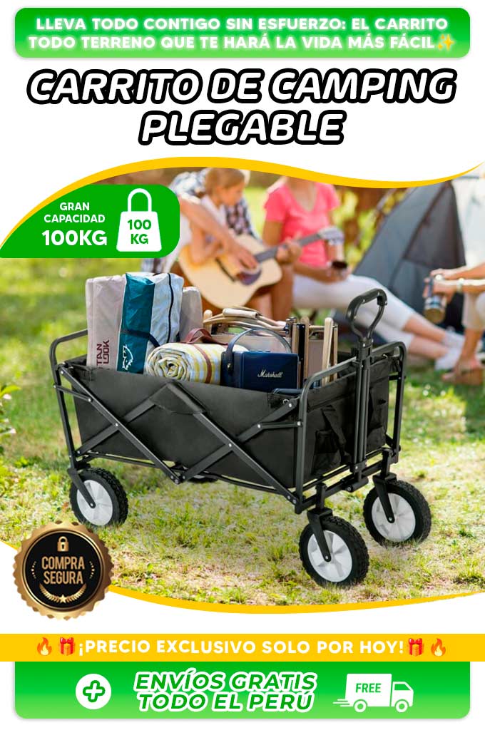 CARRITO DE CAMPING PLEGABLE