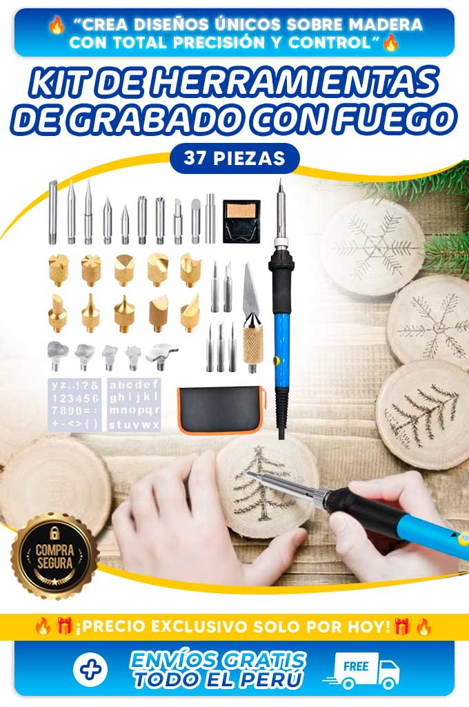 Kit de herramientas de grabado con fuego