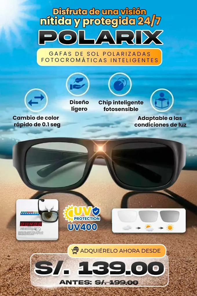 Gafas de Sol Polarizadas Fotocromáticas Inteligentes