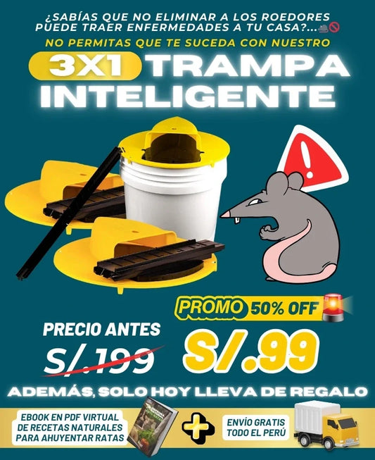 Set x3 Trampas inteligentes