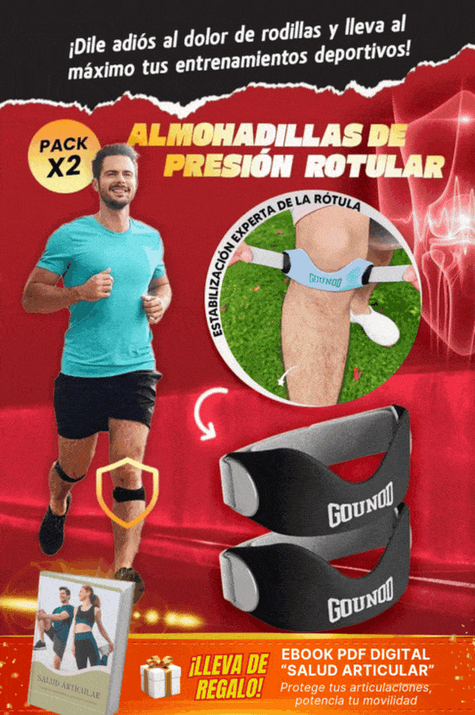 Almohadillas de presión para rodillas (Pack x2)