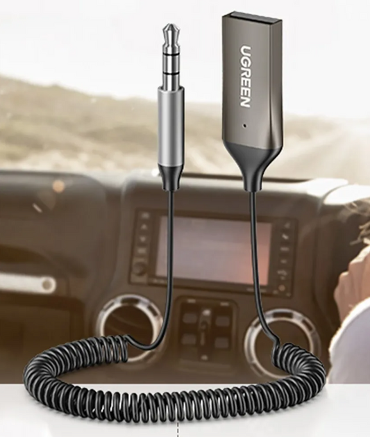 Adaptador Auxiliar Bluetooth 5.3 para Auto