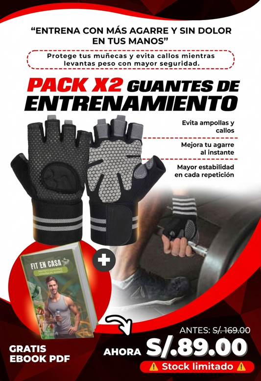 Guantes de Entrenamiento (Pack x2)