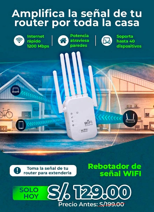 Amplificador de señal Wi-Fi