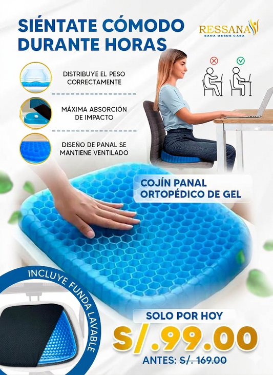 Cojín panal ortopédico de gel