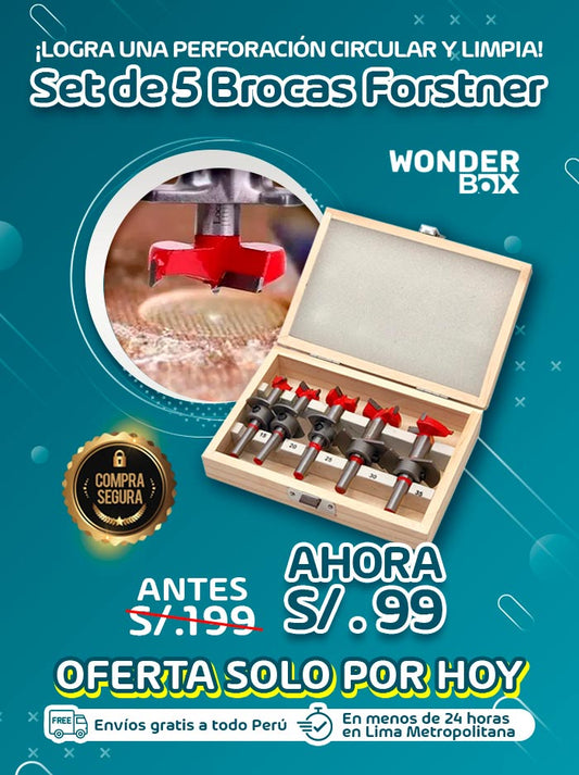 KIT DE 5 BROCAS