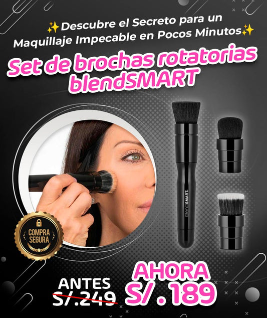 Set de brochas rotatorias blendSMART