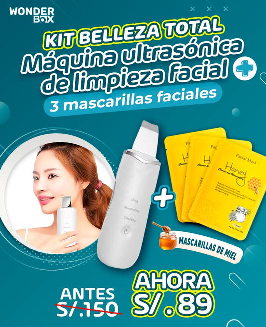 MÁQUINA ULTRASÓNICA DE LIMPIEZA FACIAL