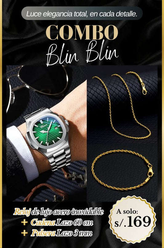 Combo Blin Blin (Reloj + collar + pulsera)