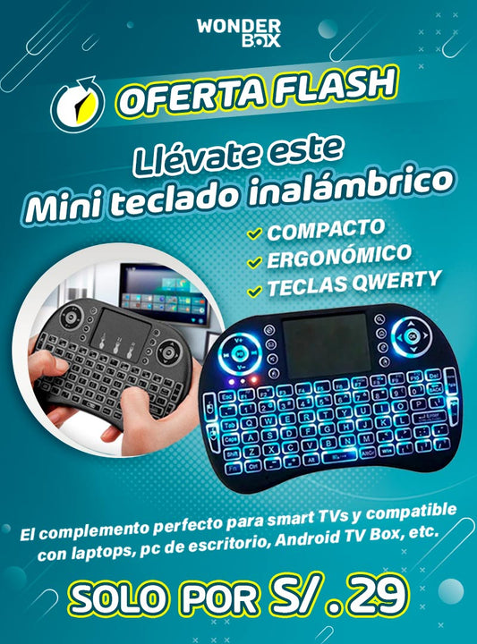 Mini teclado inalámbrico