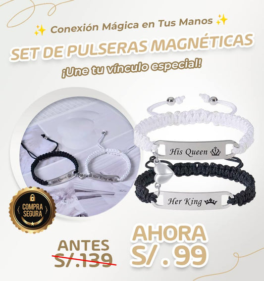 Set de pulseras mágnéticas