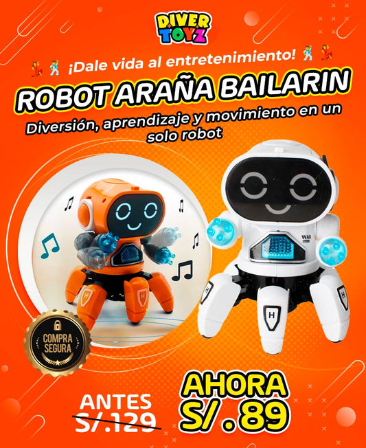 Robot araña bailarín