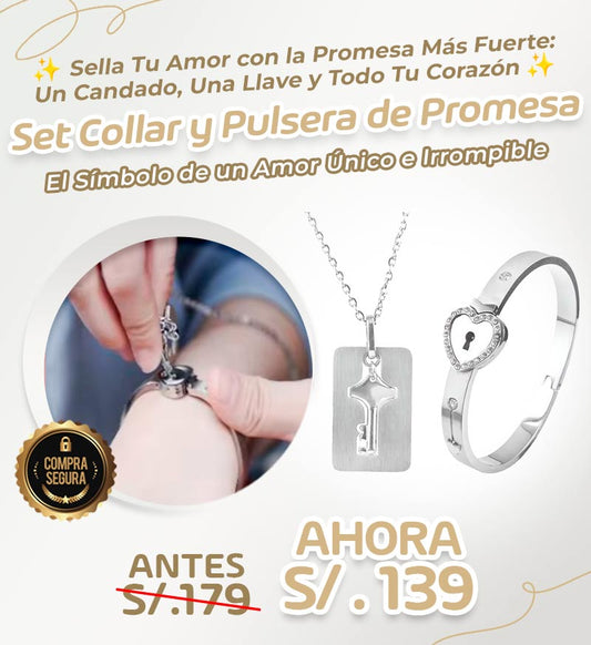 Set de Collar y Pulsera Promesa