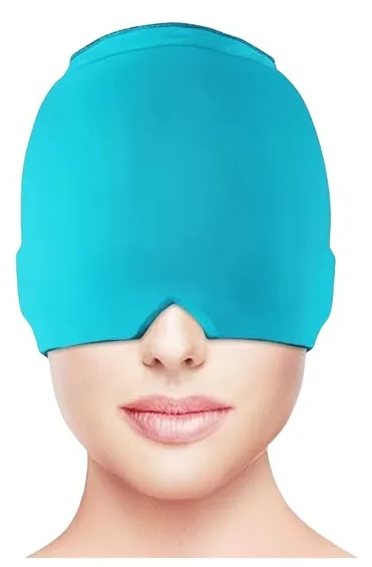 Gorro de gel antimigraña