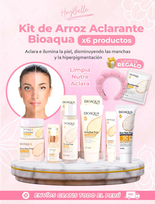 Kit de Arroz Aclarante Bioaqua