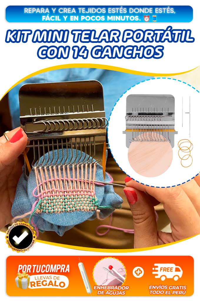 KIT MINI TELAR PORTÁTIL
