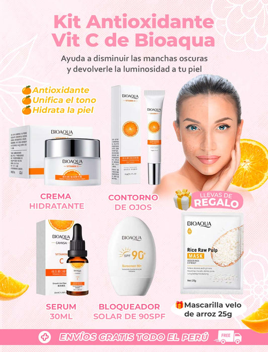 Kit Antioxidante Vit C de Bioaqua