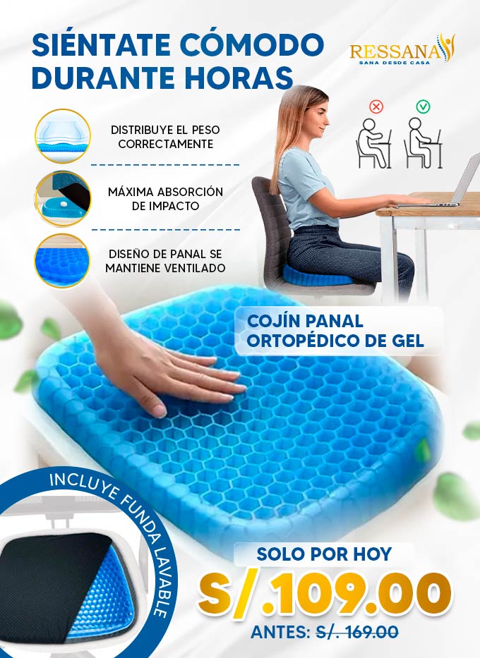 Cojín panal ortopédico de gel