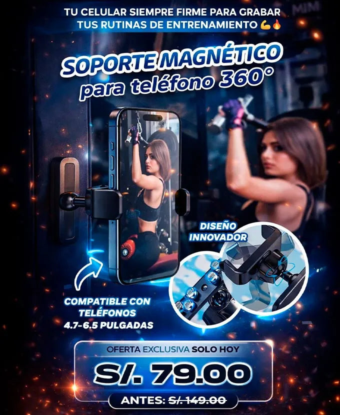 Soporte magnético para teléfono 360