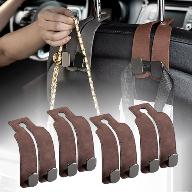 Gancho doble para asiento de auto (Pack x4)