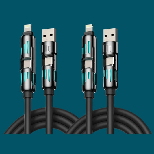 Cable de carga rápida 4 en 1 (x2unds)
