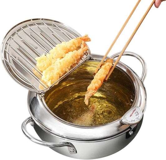 Freidora con temperatura japonesa