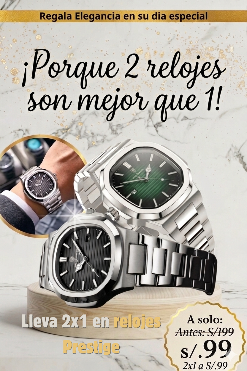 Pack x2 Relojes Orden 7® Prestige