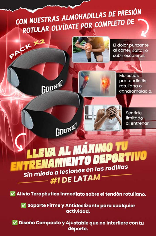 Almohadillas de presión para rodillas (Pack x2)