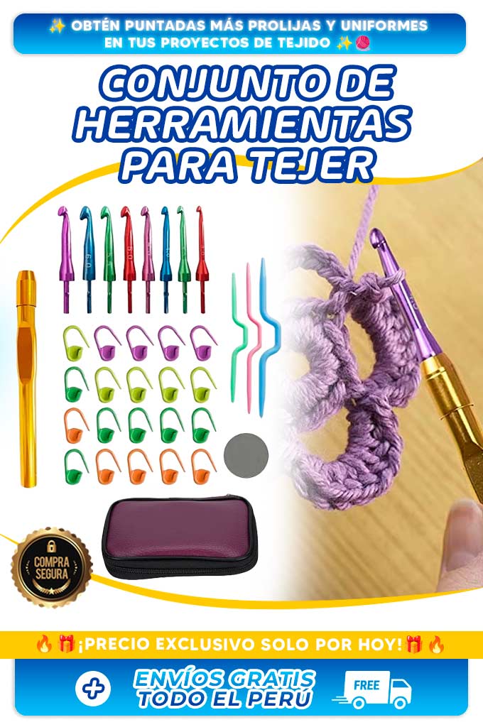 Conjunto de herramientas para tejer
