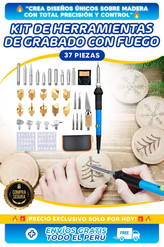 Kit de herramientas de grabado con fuego