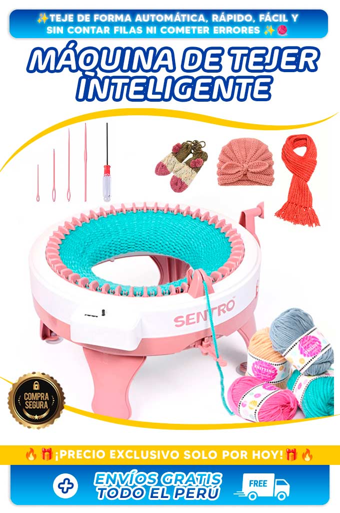 Máquina de tejer inteligente