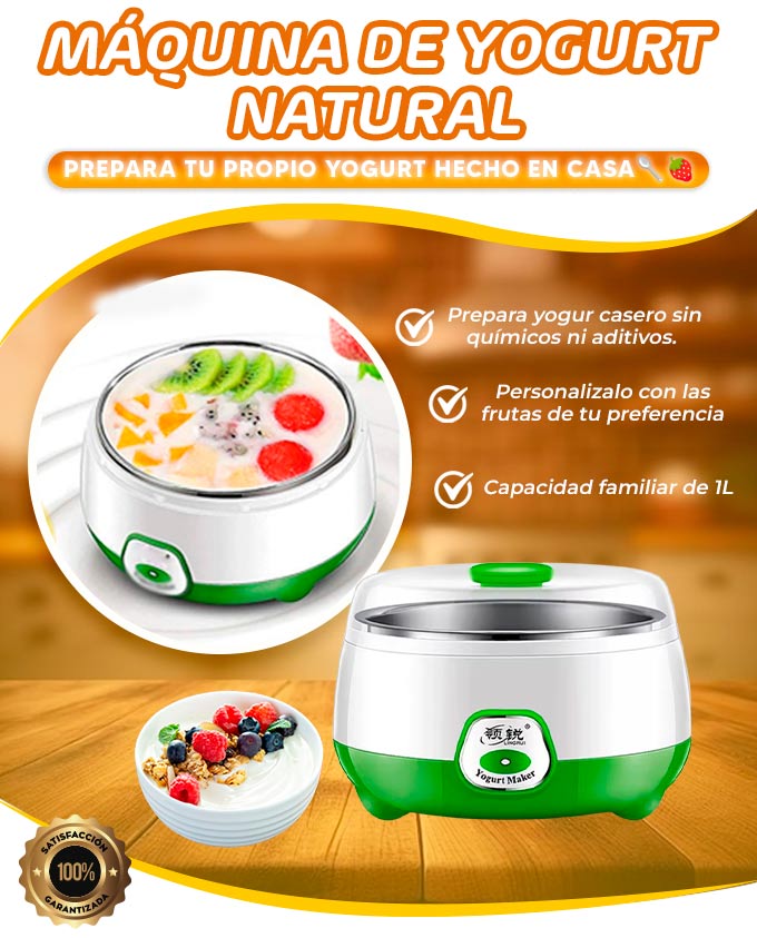 MÁQUINA DE YOGURT NATURAL