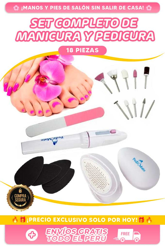 SET COMPLETO DE MANICURA Y PEDICURA