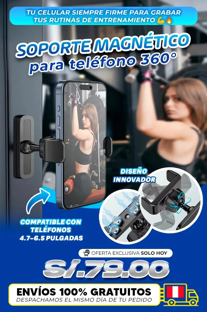Soporte magnético para teléfono 360